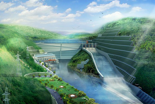 城厢老挝南塔河1号水电站项目